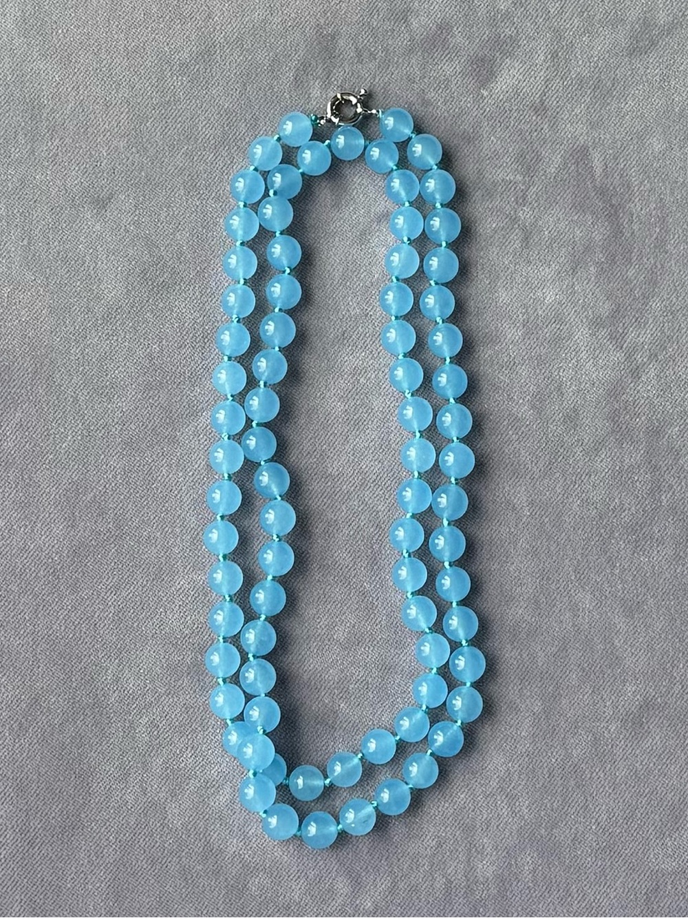 NWOT Tuckernuck Light Blue Jade Necklace